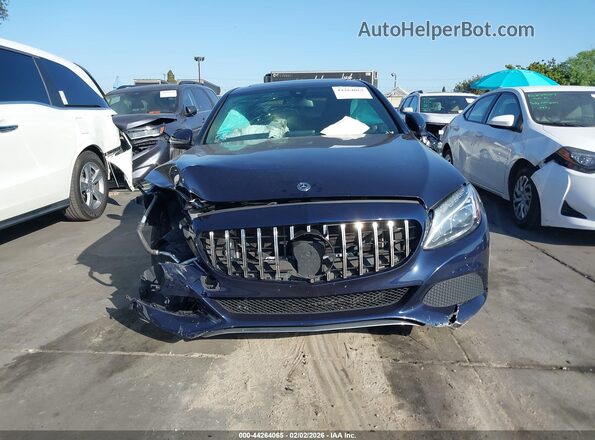 55SWF4HB2JU237709 2018 MERCEDES-BENZ C 350E Dark Blue Instrument cluster view