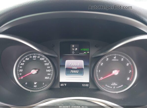 55SWF4HB8JU271038 2018 MERCEDES-BENZ C 350E White Vista de los asientos traseros