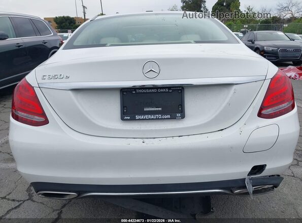 55SWF4HB8JU271038 2018 MERCEDES-BENZ C 350E White 