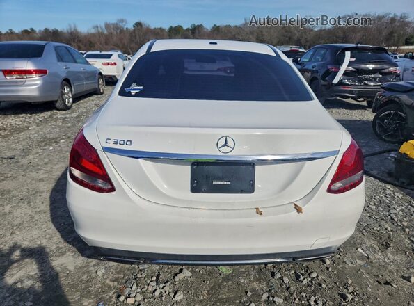 55SWF4JB0GU157389 2016 MERCEDES-BENZ C White Vista trasera