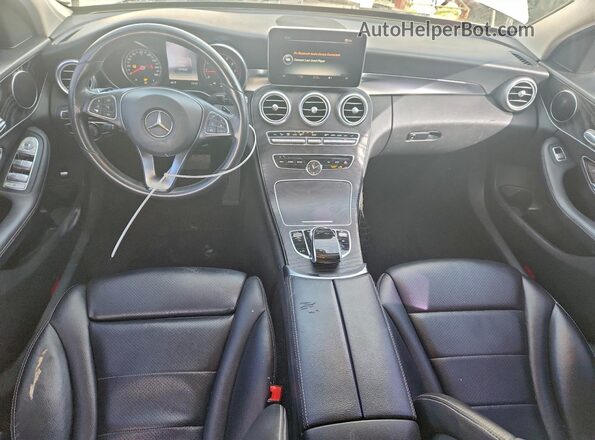 55SWF4JB0GU157389 2016 MERCEDES-BENZ C White Vista del salpicadero