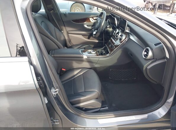 55SWF4JB3HU211236 2017 MERCEDES-BENZ C-CLASS Gray Սալոնի դիմացի տեսք