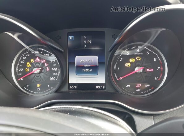 55SWF4JB3HU211236 2017 MERCEDES-BENZ C-CLASS Gray Հետևի նստատեղերի տեսք
