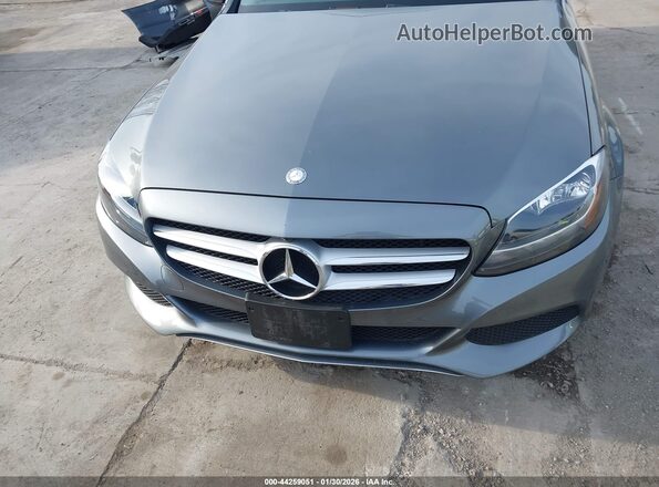 55SWF4JB3HU211236 2017 MERCEDES-BENZ C-CLASS Gray Սալոնի հետևի տեսք
