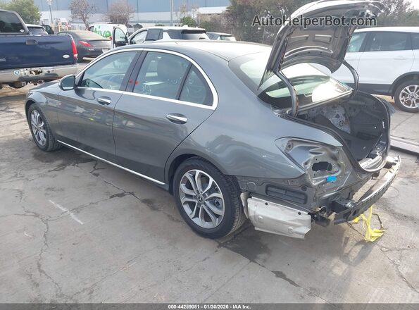 55SWF4JB3HU211236 2017 MERCEDES-BENZ C-CLASS Gray Հետևի ձախ