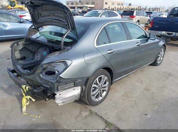 55SWF4JB3HU211236 2017 MERCEDES-BENZ C-CLASS Gray Հետևի աջ