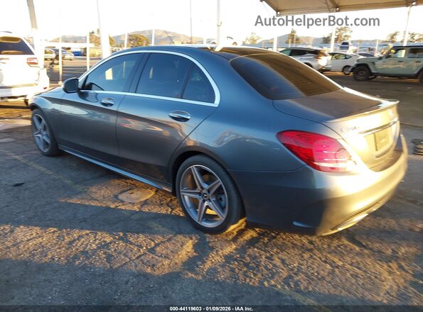 55SWF4JB4JU235650 2018 MERCEDES-BENZ C-CLASS Gray 