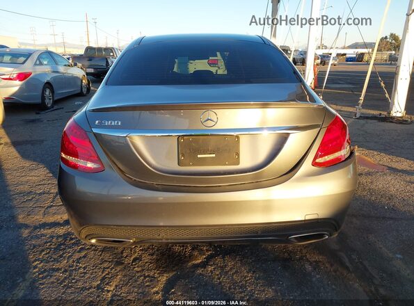 55SWF4JB4JU235650 2018 MERCEDES-BENZ C-CLASS Gray 