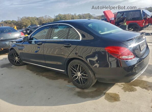 55SWF4JB6GU124025 2016 MERCEDES-BENZ C Black Rear left