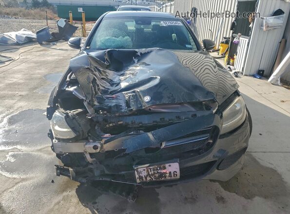 55SWF4JB6GU124025 2016 MERCEDES-BENZ C Black Front view