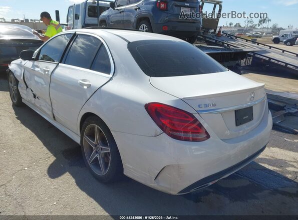 55SWF4JB8JU257358 2018 MERCEDES-BENZ C-CLASS Белый 