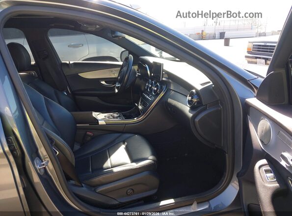 55SWF4JBXJU280298 2018 MERCEDES-BENZ C-CLASS Gray 