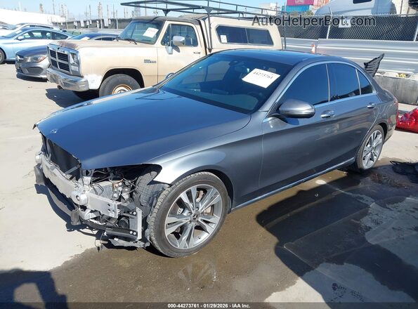 55SWF4JBXJU280298 2018 MERCEDES-BENZ C-CLASS Gray 