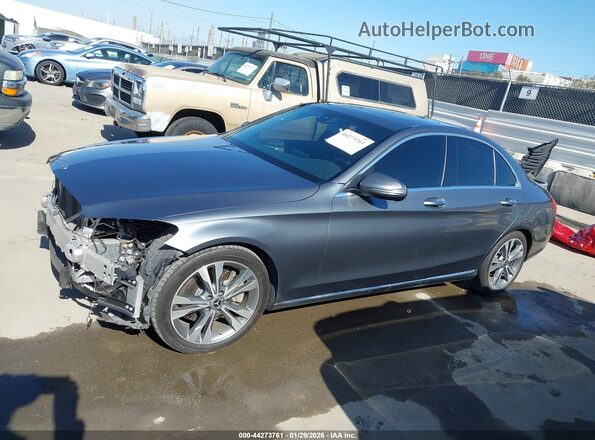 55SWF4JBXJU280298 2018 MERCEDES-BENZ C-CLASS Gray 
