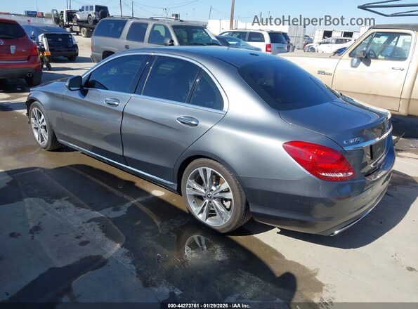 55SWF4JBXJU280298 2018 MERCEDES-BENZ C-CLASS Gray 