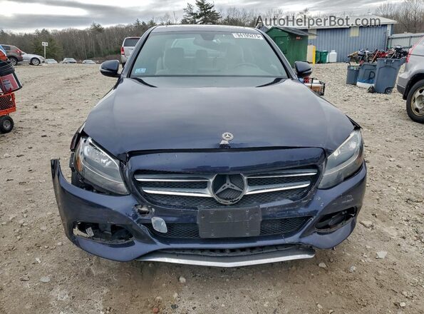 55SWF4KB2JU273795 2018 MERCEDES-BENZ C Blue 