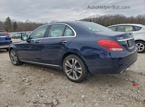 55SWF4KB2JU273795 2018 MERCEDES-BENZ C Blue 