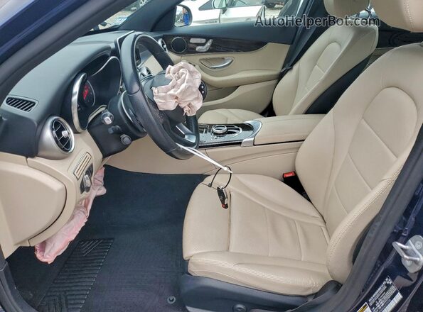 55SWF4KB2JU273795 2018 MERCEDES-BENZ C Blue 