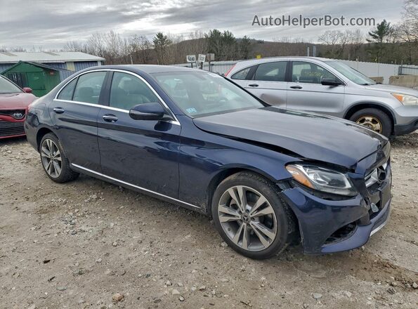 55SWF4KB2JU273795 2018 MERCEDES-BENZ C Blue 