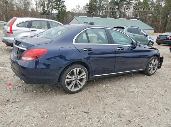 55SWF4KB2JU273795 2018 MERCEDES-BENZ C Blue 