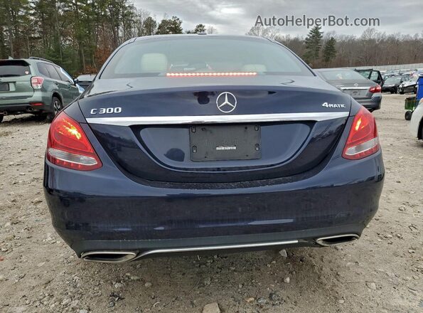 55SWF4KB2JU273795 2018 MERCEDES-BENZ C Blue 