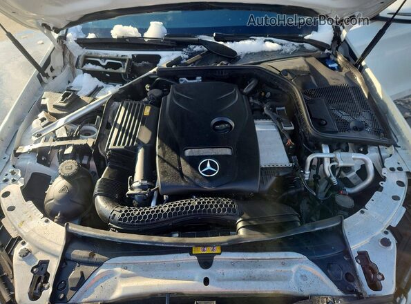 55SWF4KB3GU101946 2016 MERCEDES-BENZ C Белый Вид задней части салона