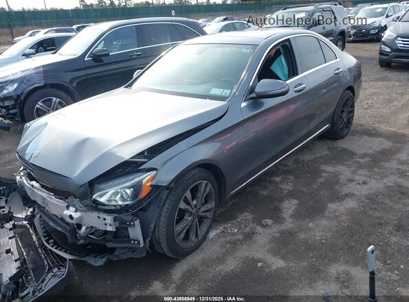 55SWF4KB4JU247439 2018 MERCEDES-BENZ C-CLASS Серый 