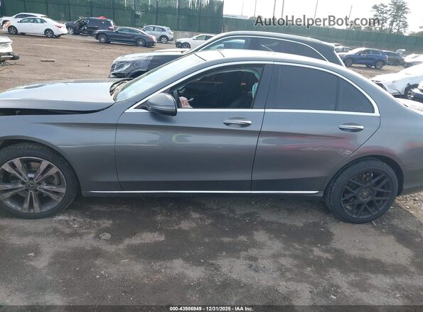 55SWF4KB4JU247439 2018 MERCEDES-BENZ C-CLASS Серый 