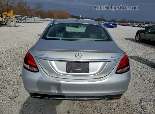 55SWF4KB5GU159542 2016 MERCEDES-BENZ C Silver Հետևի տեսք