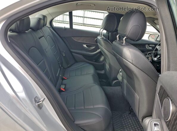 55SWF4KB5GU159542 2016 MERCEDES-BENZ C Silver Հետևի նստատեղերի տեսք