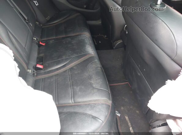 55SWF6EB0JU257182 2018 MERCEDES-BENZ AMG C 43 White Widok naklejki z numerem VIN