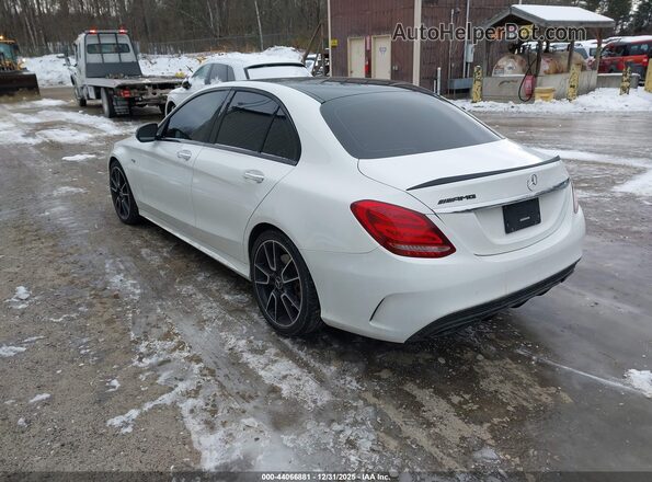 55SWF6EB0JU257182 2018 MERCEDES-BENZ AMG C 43 White Tył lewy