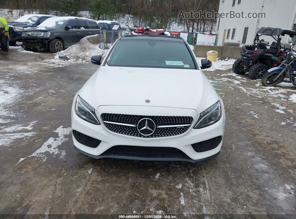 55SWF6EB0JU257182 2018 MERCEDES-BENZ AMG C 43 White Widok zestawu wskaźników