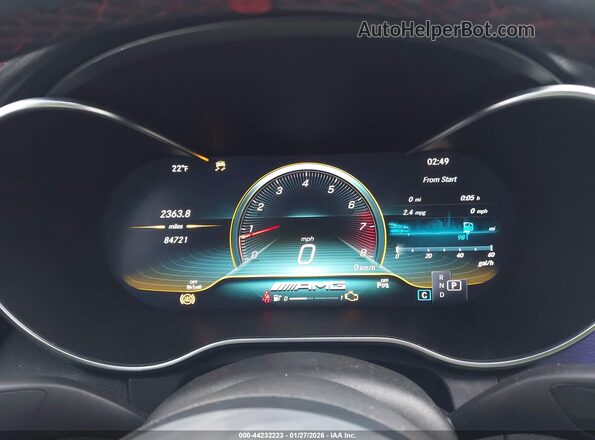 55SWF6EB2LU330037 2020 MERCEDES-BENZ AMG C 43 Silver Вид задніх сидінь