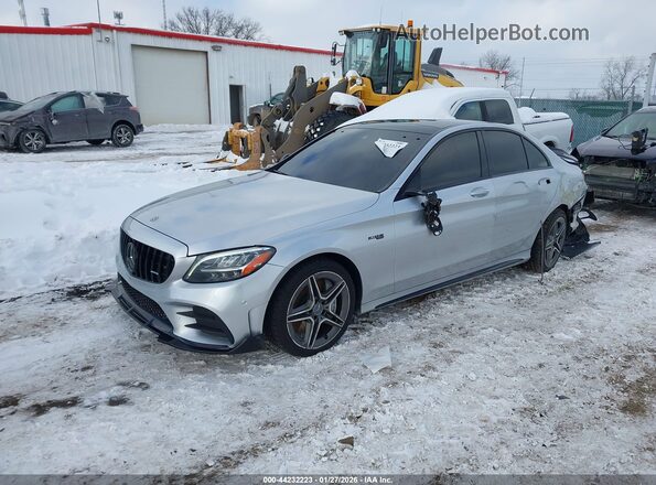 55SWF6EB2LU330037 2020 MERCEDES-BENZ AMG C 43 Silver Передня ліва чверть