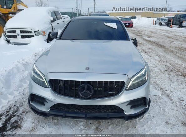 55SWF6EB2LU330037 2020 MERCEDES-BENZ AMG C 43 Silver Вид щитка приладів