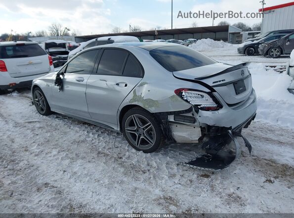 55SWF6EB2LU330037 2020 MERCEDES-BENZ AMG C 43 Silver Вид спереду