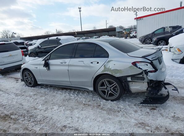 55SWF6EB2LU330037 2020 MERCEDES-BENZ AMG C 43 Silver Панорамний вид салону 360°
