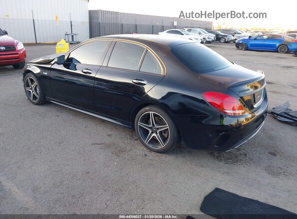 55SWF6EB4JU245777 2018 MERCEDES-BENZ AMG C 43 Black Tył lewy