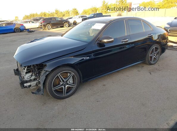 55SWF6EB4JU245777 2018 MERCEDES-BENZ AMG C 43 Black Przód lewy