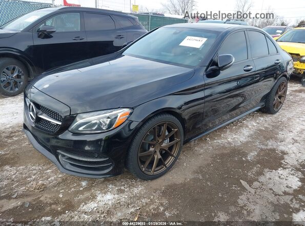 55SWF6EB5HU182117 2017 MERCEDES-BENZ AMG C 43 Black Vista tres cuartos delantera izquierda