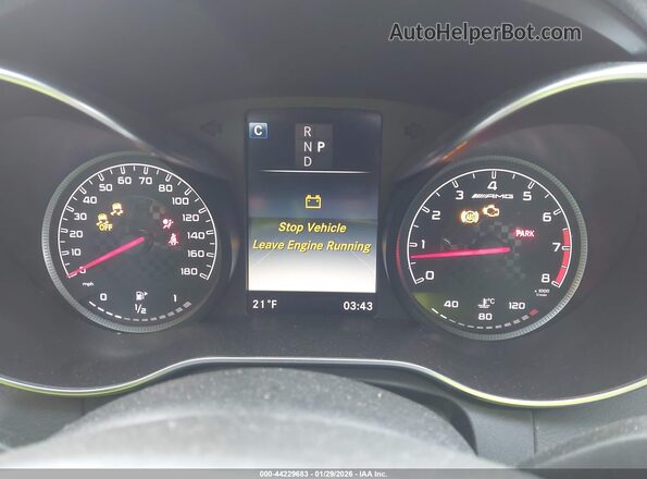 55SWF6EB5HU182117 2017 MERCEDES-BENZ AMG C 43 Black Vista de los asientos traseros