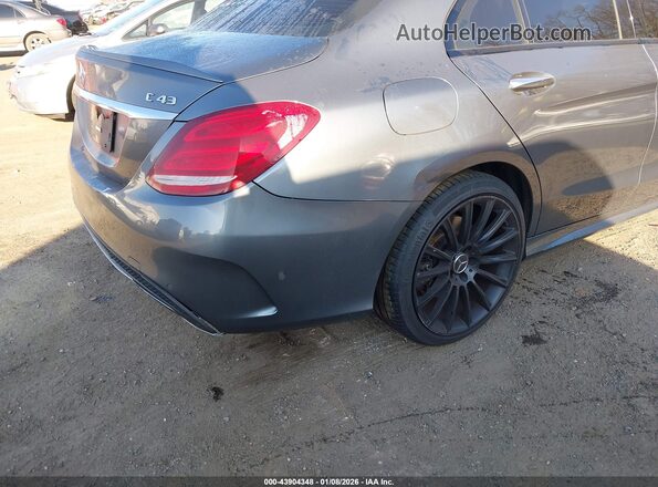 55SWF6EB6HU223404 2017 MERCEDES-BENZ AMG C 43 Gray Vista frontal
