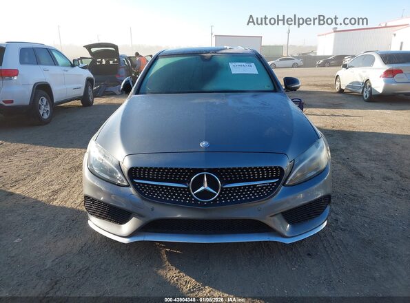 55SWF6EB6HU223404 2017 MERCEDES-BENZ AMG C 43 Gray Vista del cuadro de instrumentos