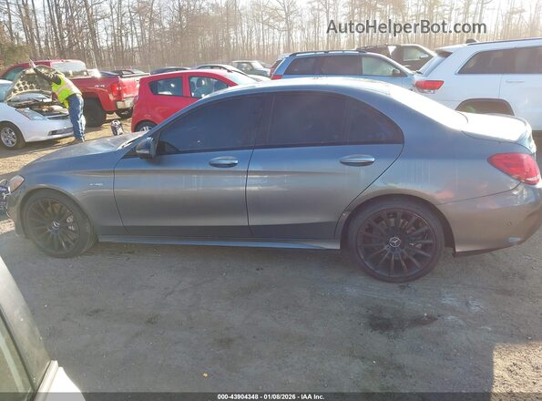 55SWF6EB6HU223404 2017 MERCEDES-BENZ AMG C 43 Gray Vista interior de 360 grados