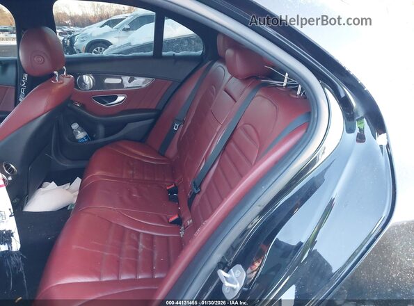 55SWF6EB7KU314463 2019 MERCEDES-BENZ AMG C 43 Black Widok naklejki z numerem VIN