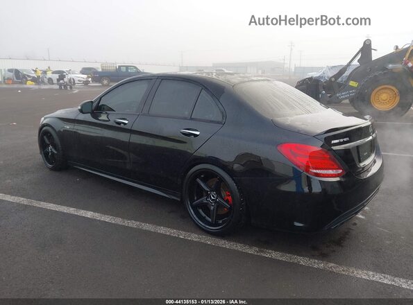 55SWF6EB8JU267958 2018 MERCEDES-BENZ AMG C 43 Black Trasero izquierdo