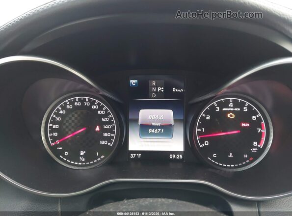 55SWF6EB8JU267958 2018 MERCEDES-BENZ AMG C 43 Black Vista de los asientos traseros