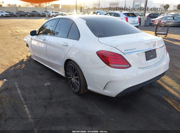 55SWF6EB9HU221288 2017 MERCEDES-BENZ AMG C 43 White უკანა მარცხენა