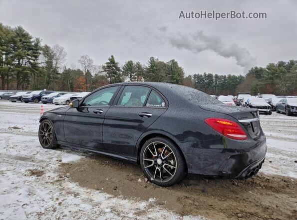 55SWF6EBXGU152447 2016 MERCEDES-BENZ C Black Rear left